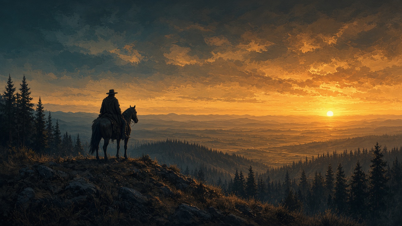 Paysage western réinterprété pour Red Dead Redemption 2