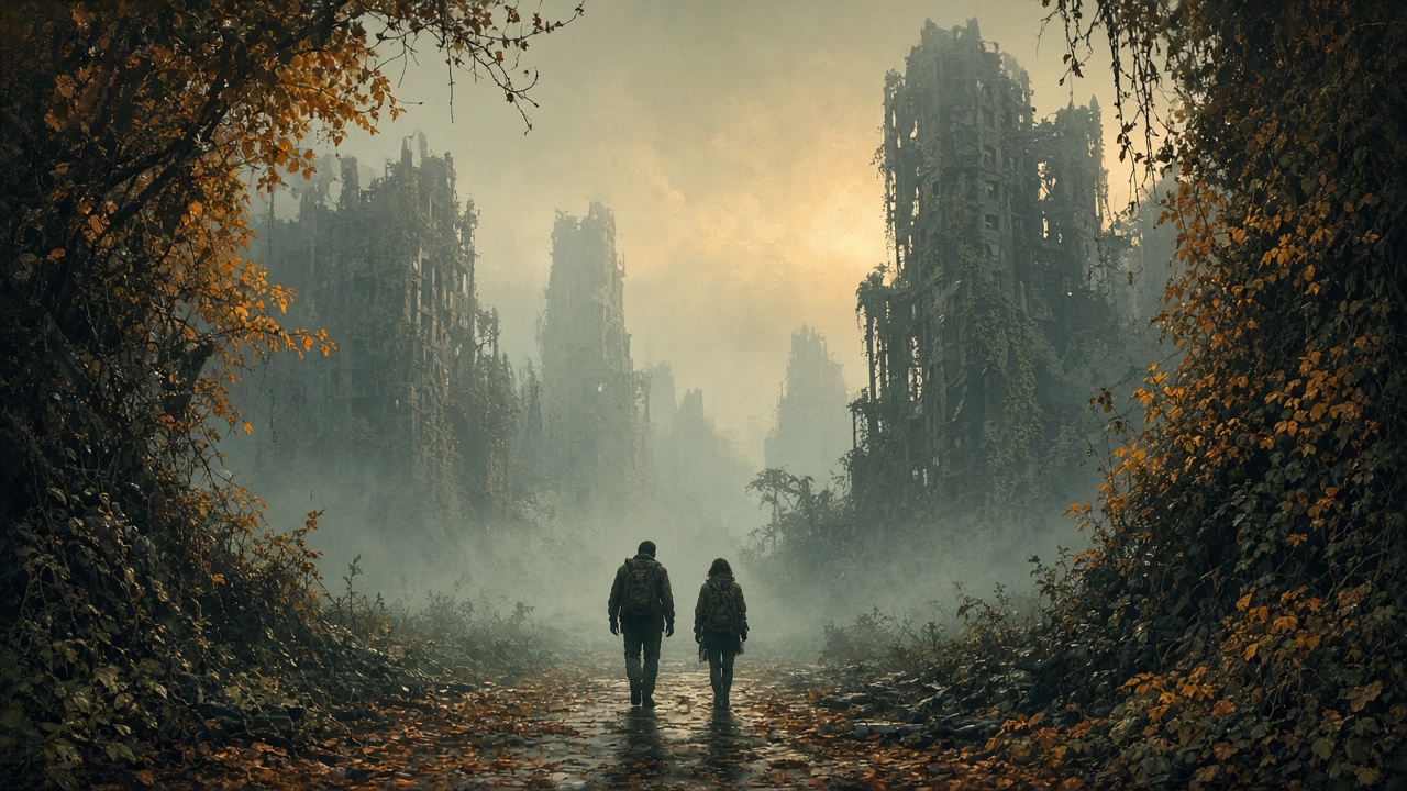 Ruines envahies de nature — The Last of Us